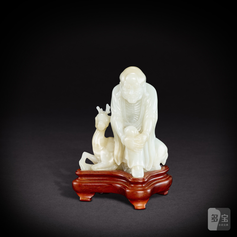 A set of eighteen jade Luohan figures, 20th century | 二十世紀 玉雕十八羅漢一套 - 图29